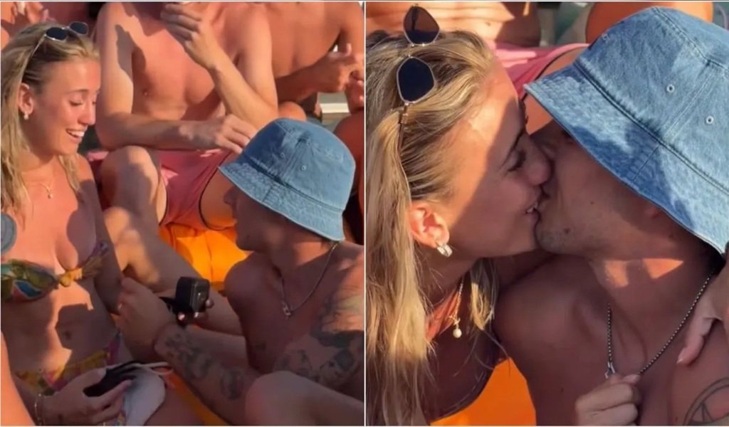 Lucas le pidió casamiento a Morena