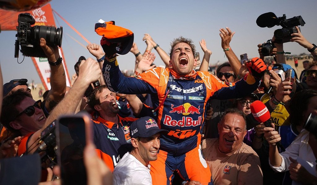 Luciano Benavides hizo historia y ganó el Rally Dakar 2026 - Motos