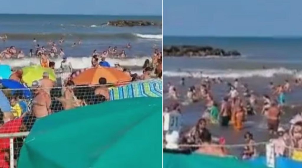 Ola gigante azotó a la Costa Atlántica