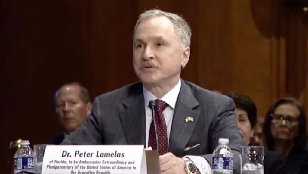 Lamelas se reunió con Santiago Caputo