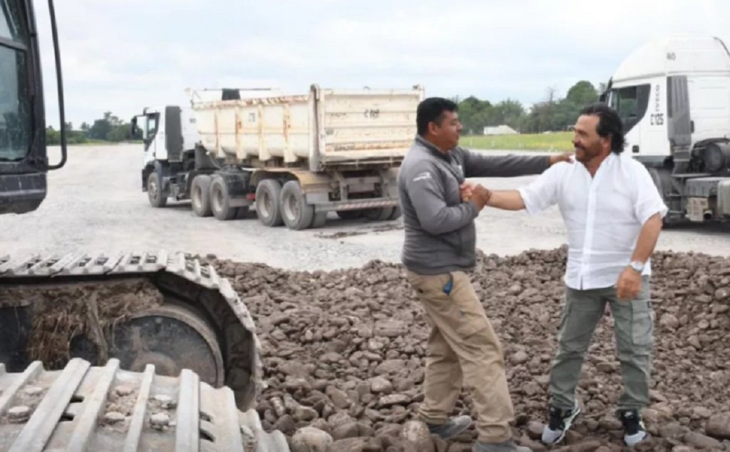 Valle de Lerma: Sáenz supervisó avances de la autopista