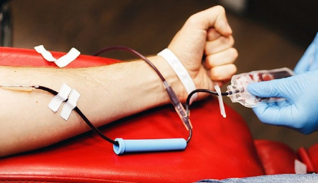 Colecta de sangre del grupo O factor RH positivo en El Carril