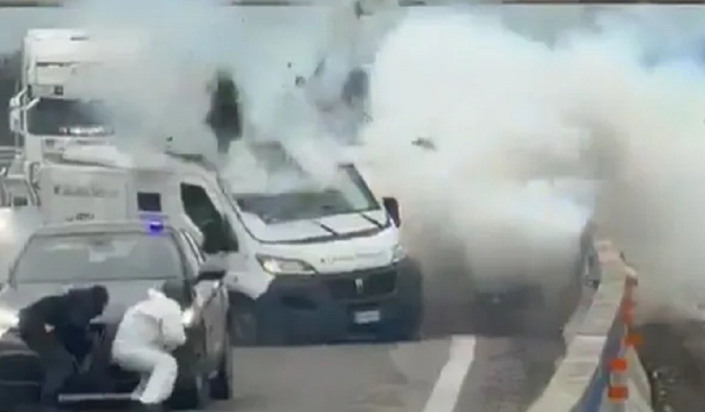 Violento robo a camión blindado en Italia