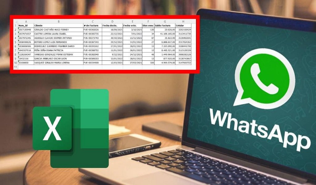 Cómo enviar mensajes desde Excel a Whatsapp