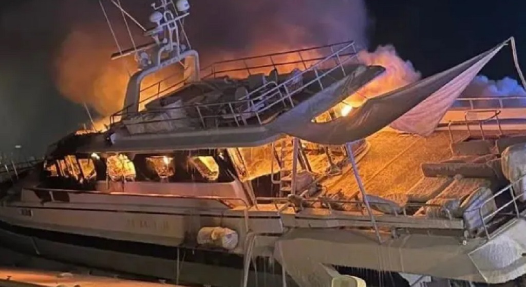 Se incendió un yate del empresario José Luis Manzano