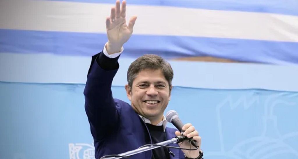 Kicillof comenzó la campaña electoral en Buenos Aires