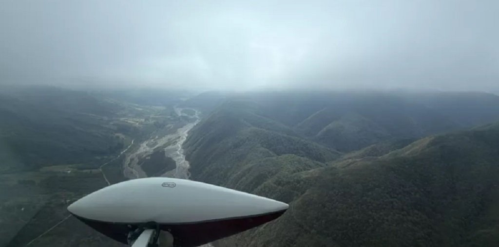 Incendios: Defensa Civil realizó sobrevuelo de monitoreo