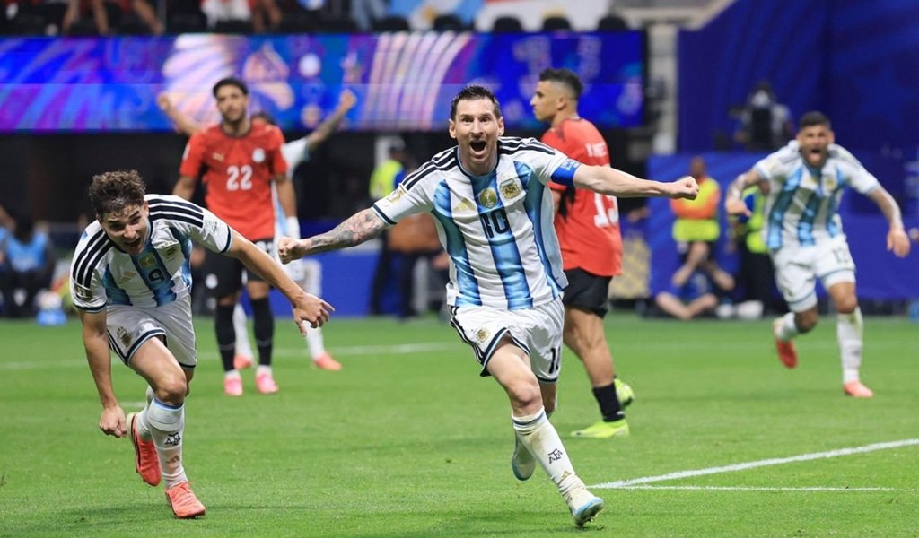 Tras una remontada épica, la Selección argentina le ganó a Egipto