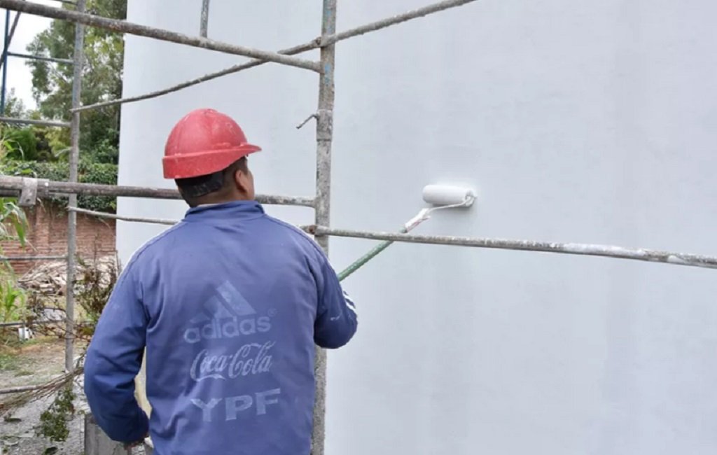 Obras en la escuela Sarmiento 