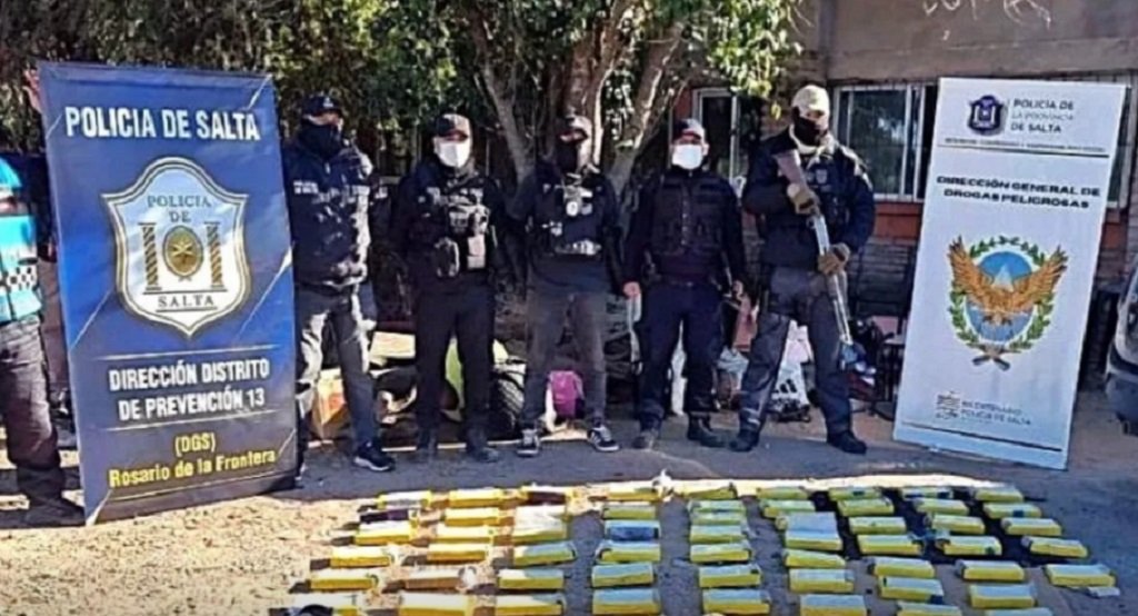 Más de 70 kilos de cocaína incautados en El Potrero
