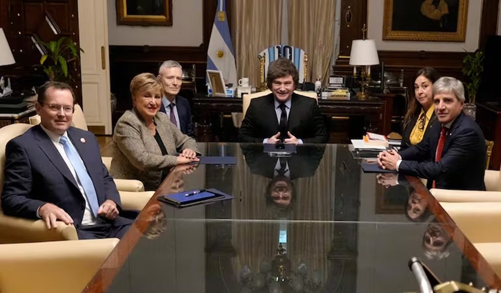 El presidente Milei se reunió con Kristalina Georgieva
