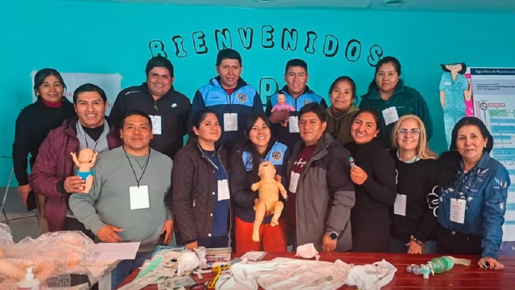 Capacitación de RCP neonatal en el interior