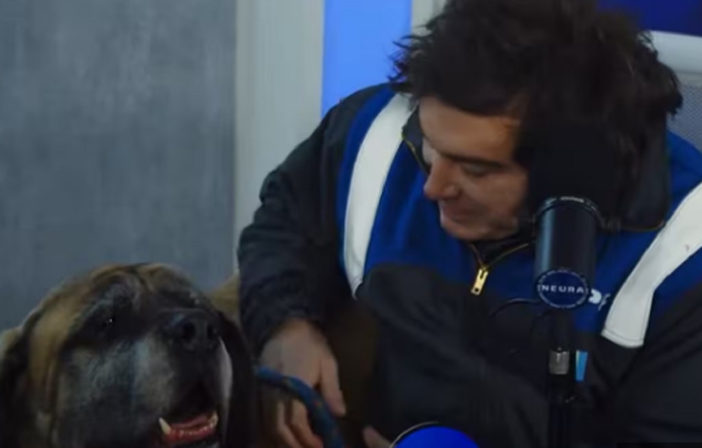 Milei fue a una entrevista con Conan