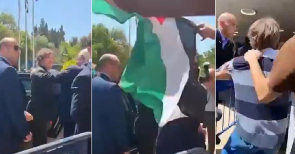 Intentaron agredir a Javier Milei en Israel