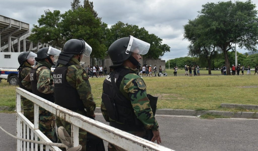 Operativo de seguridad para Central Norte vs. Deportivo Morón