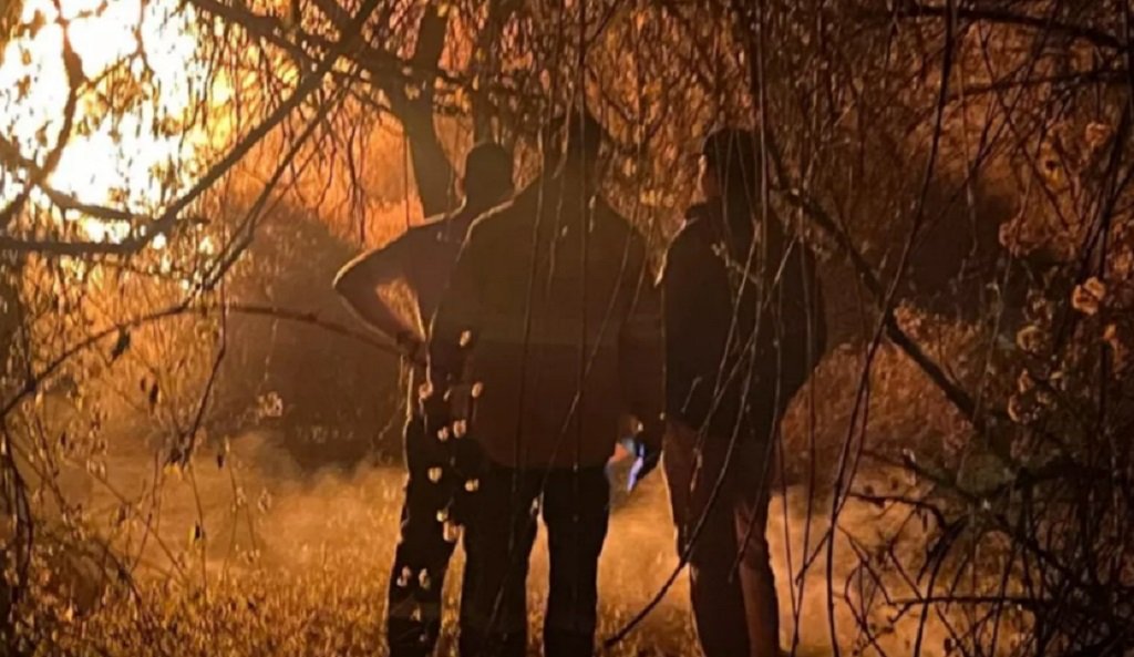 Combate de incendios en Cafayate