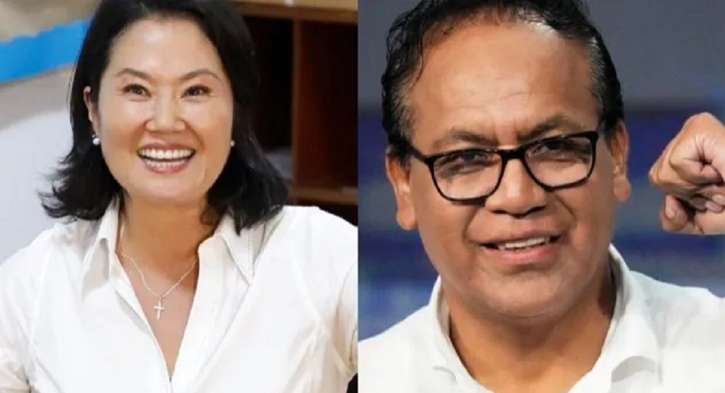 Leve ventaja de Fujimori sobre Sánchez