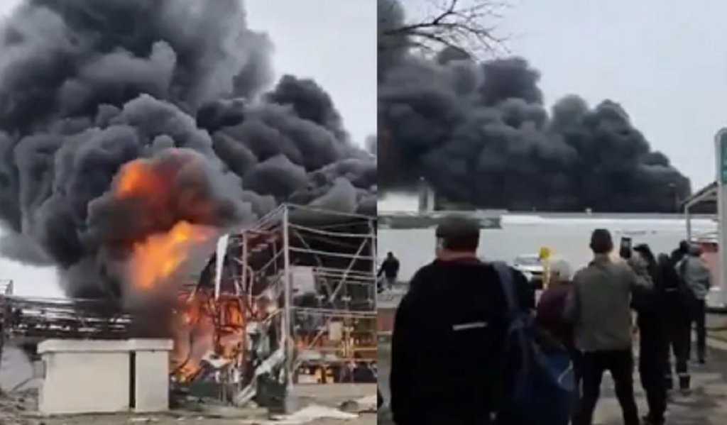 Irán ataca una central química de Israel