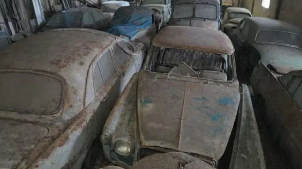 Encontraron autos clásicos abandonados