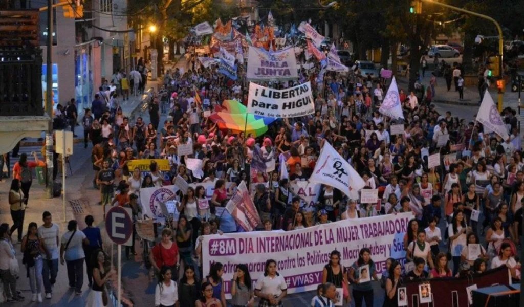 Marcha por el Día Internacional de la Mujer