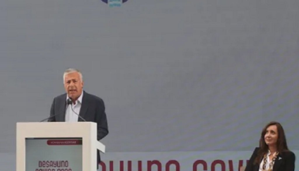 Villarruel y Cornejo juntos en la Vendimia