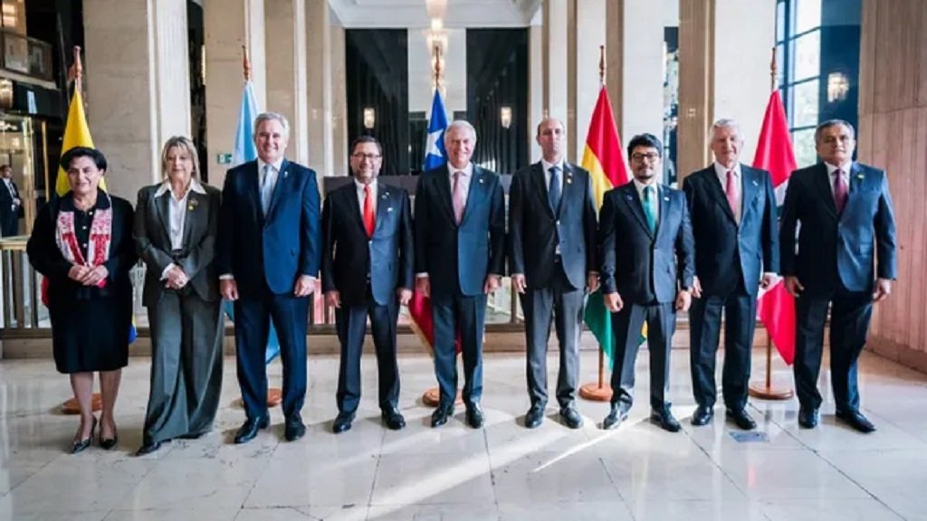  Quirno participó de una reunión en Chile