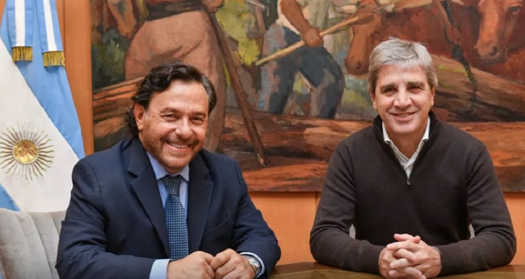 Sáenz planteó a Caputo la regularización de fondos para obras
