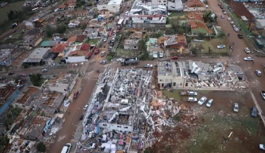 Devastador tornado en Brasil: 6 muertos