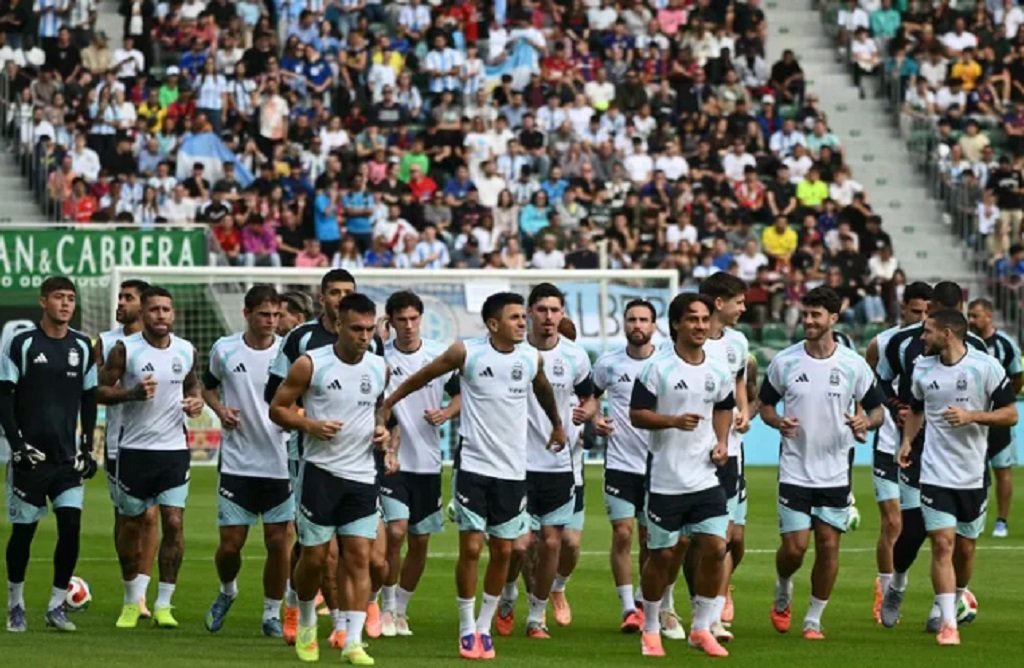 La Selección Argentina es furor en España