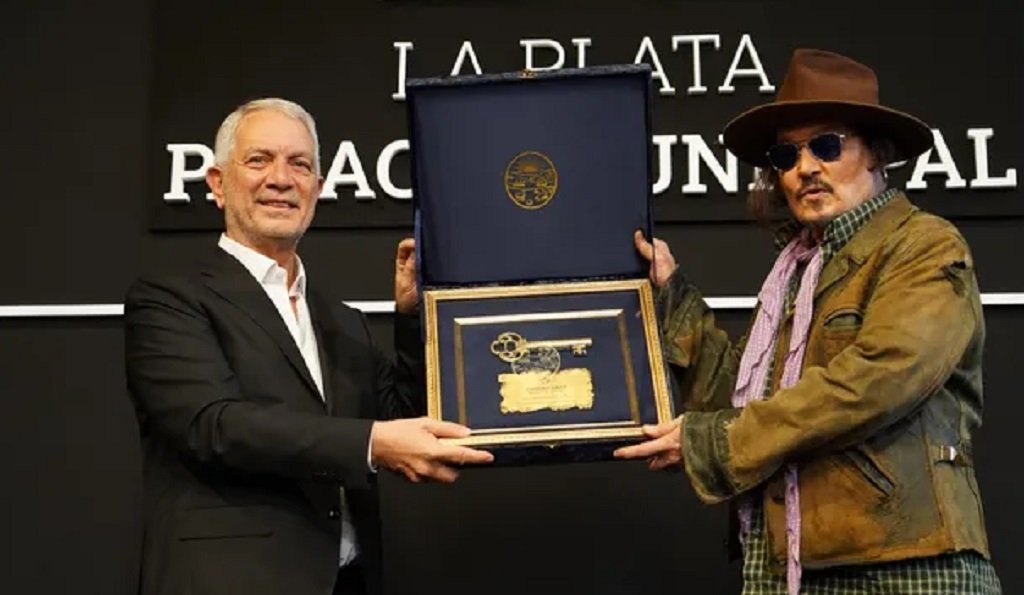 Johnny Depp "visitante ilustre" en La Plata