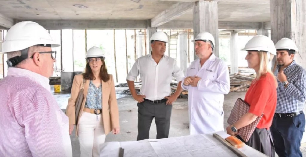 Fonplata supervisó obras en el Hospital San Bernardo