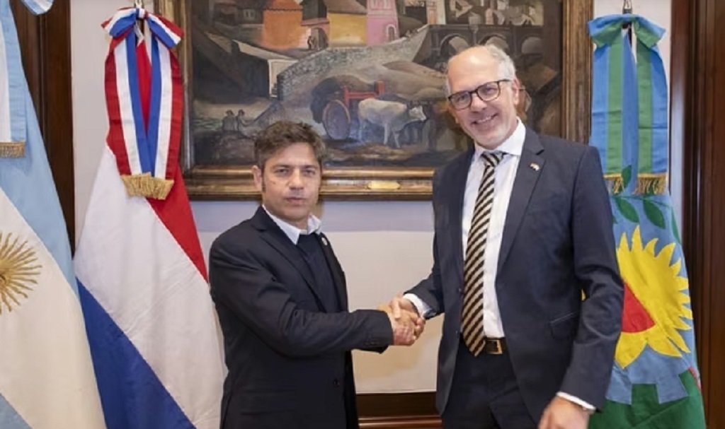 Kicillof recibió al embajador Verheijden