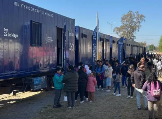 El Tren “25 de Mayo” ya superó las 14 mil prestaciones 