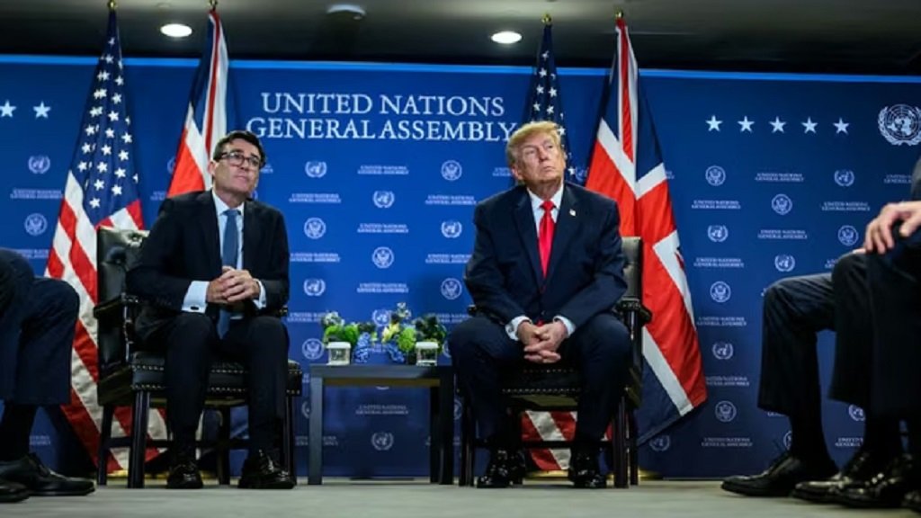 Burnham habló con Trump sobre Malvinas