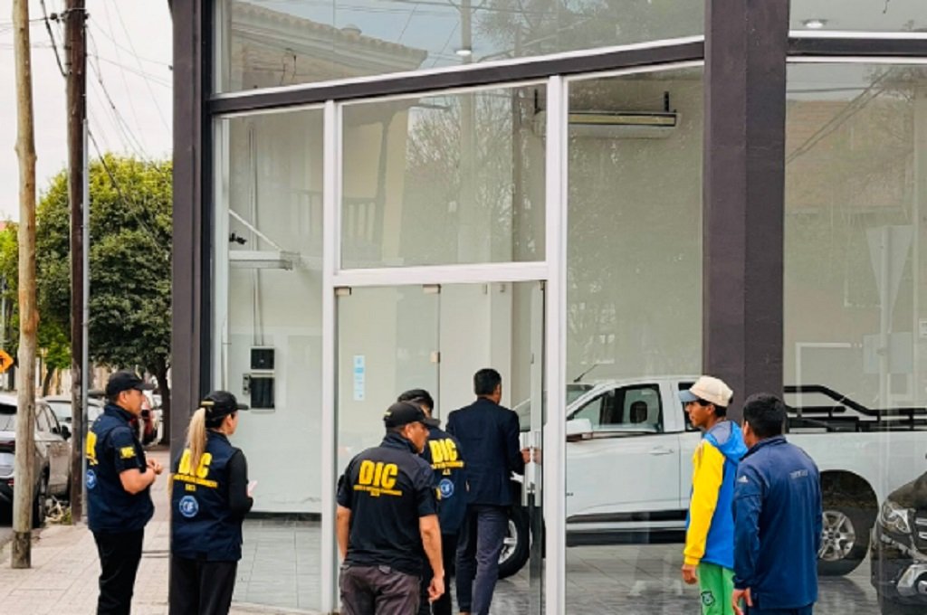Las Conde: allanan concesionaria por presuntas estafas procesales