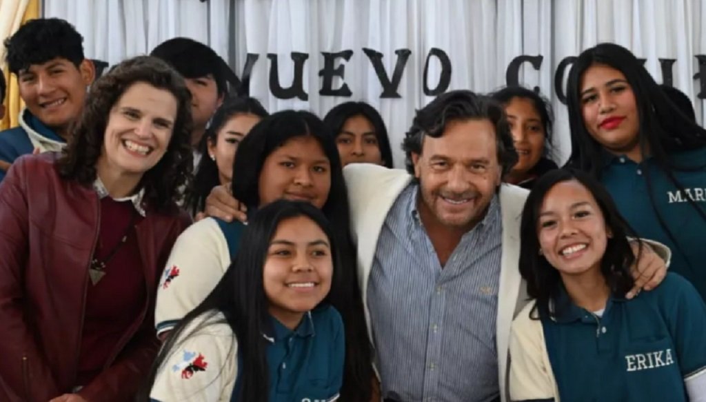 Sáenz inauguró las obras del Colegio América Latina