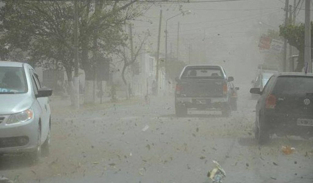Alerta amarilla por fuertes vientos