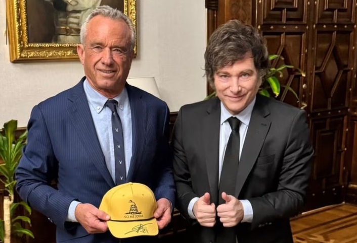 Milei se reunió con el Ministro de Salud de Donald Trump