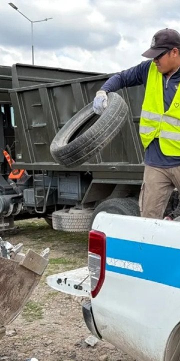 Nuevo operativo de descacharrado en la zona norte 