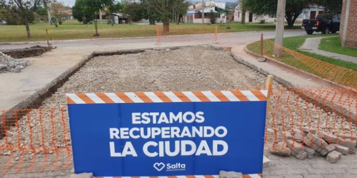 El municipio ejecuta obras en barrios de zona sur