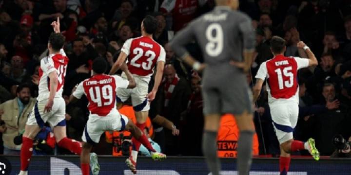 Arsenal goleó a Real Madrid en la Champions League