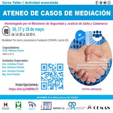 El COPAIPA invita al Ateneo de Casos de Mediación
