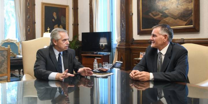 Alberto Fernández se reunió con el presidente de la AFIP