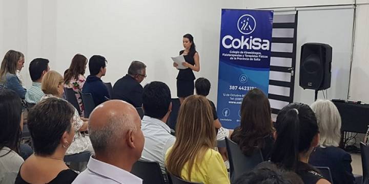 Bienvenida y reconocimiento a Fisioterapeutas salteños