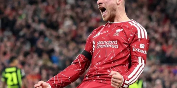 Mac Allister le dio la victoria al Liverpool