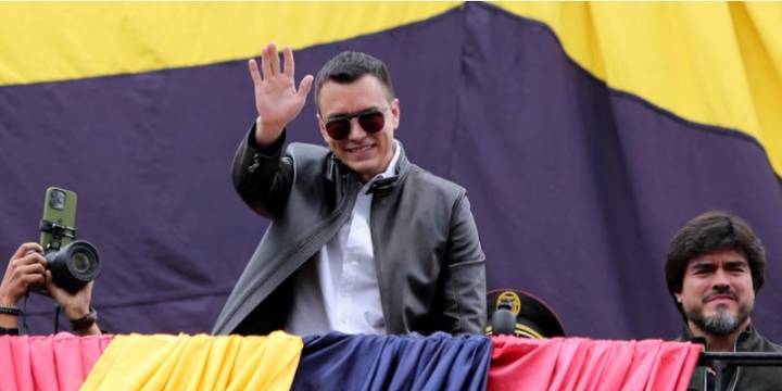 Elecciones: Noboa se impuso en el balotaje en Ecuador