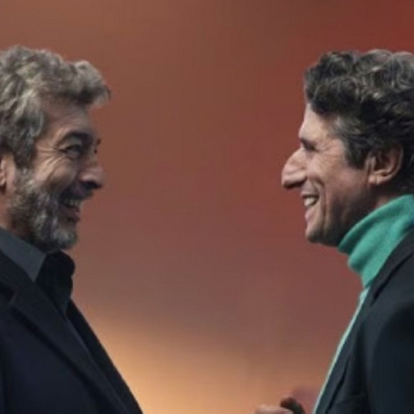 Se estrenó una película de Darín y Peretti