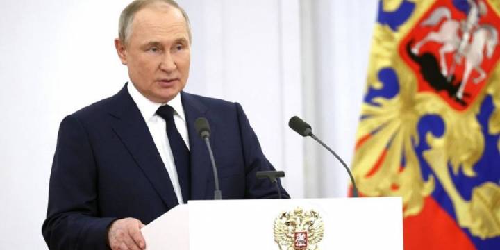 Putin dijo que en la guerra está en juego Rusia como estado