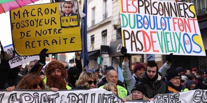 Siguen las protestas en Francia por la reforma previsional