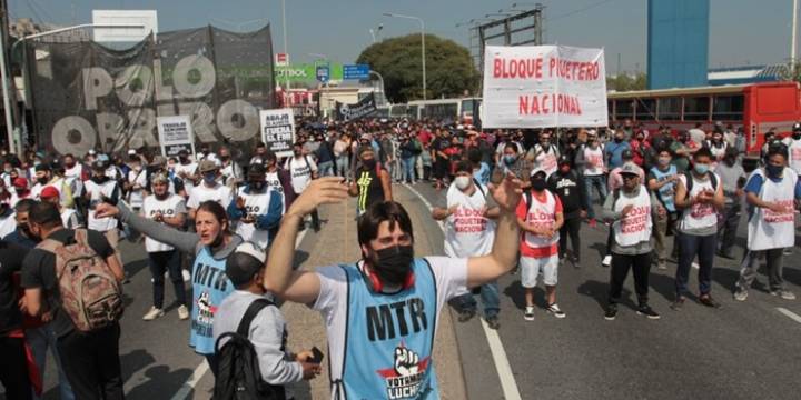 Piqueteros marcharán en contra de Gobiernos ajustadores